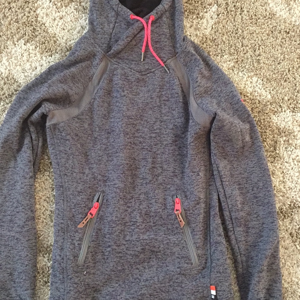 Gray DC snow fleece